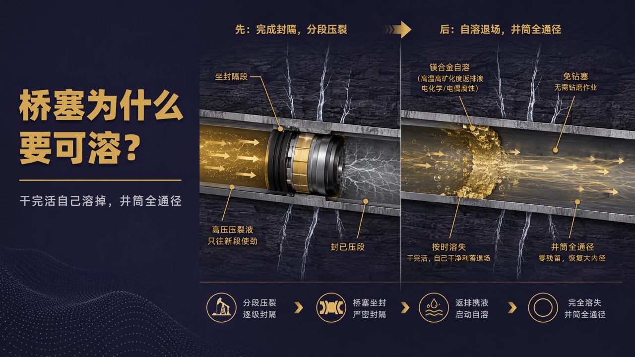 可溶桥塞主视觉